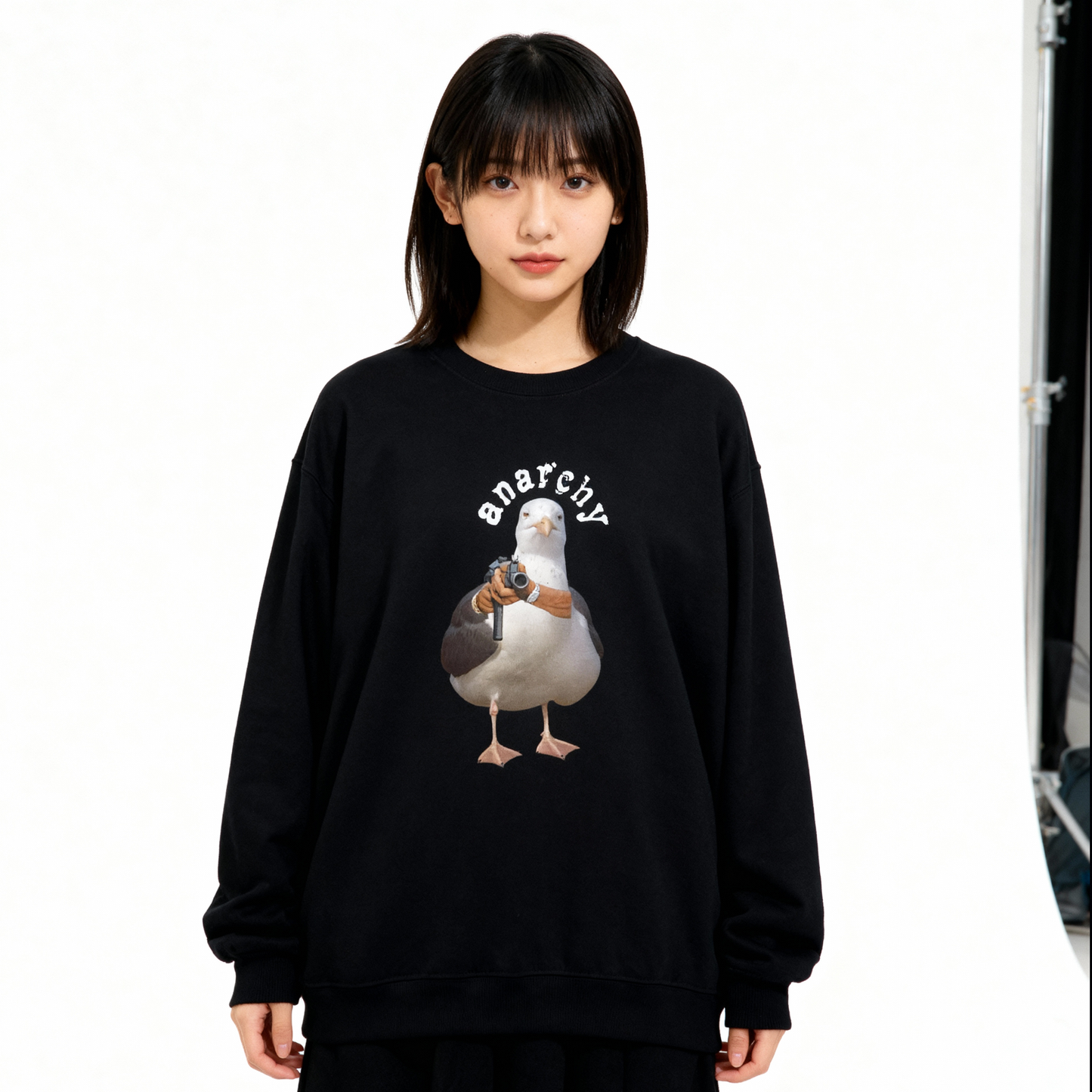 anarchy seagull sweatshirt