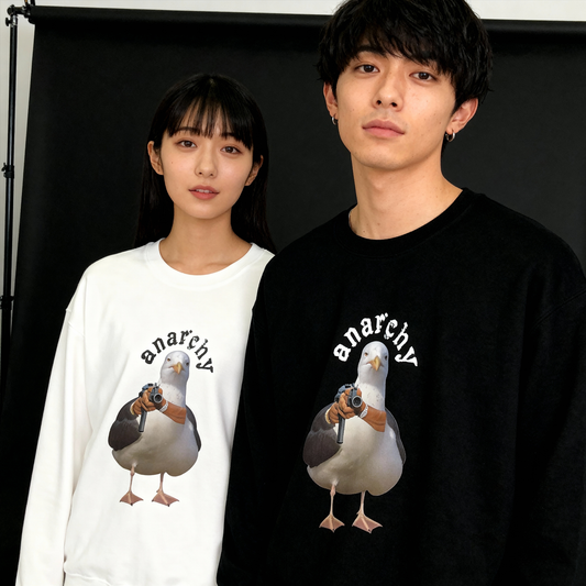 anarchy seagull sweatshirt