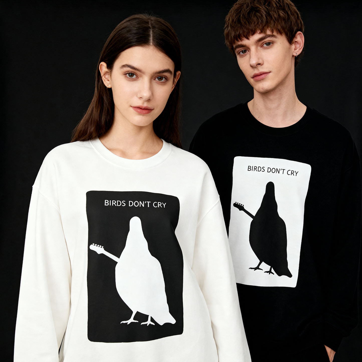 'birds dont cry' pigeon sweatshirt