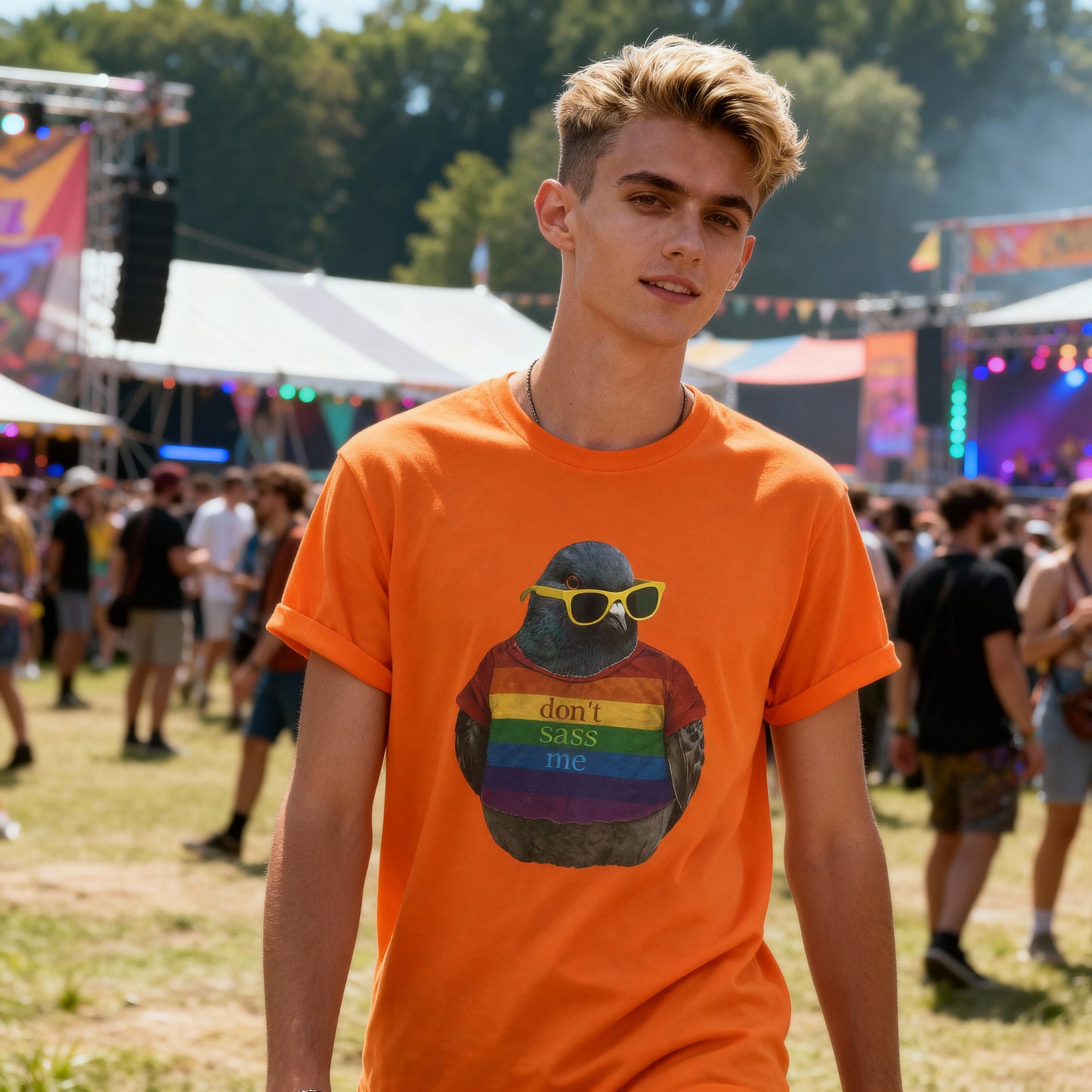 'Don't Sass Me' LGBT Pigeon tshirt
