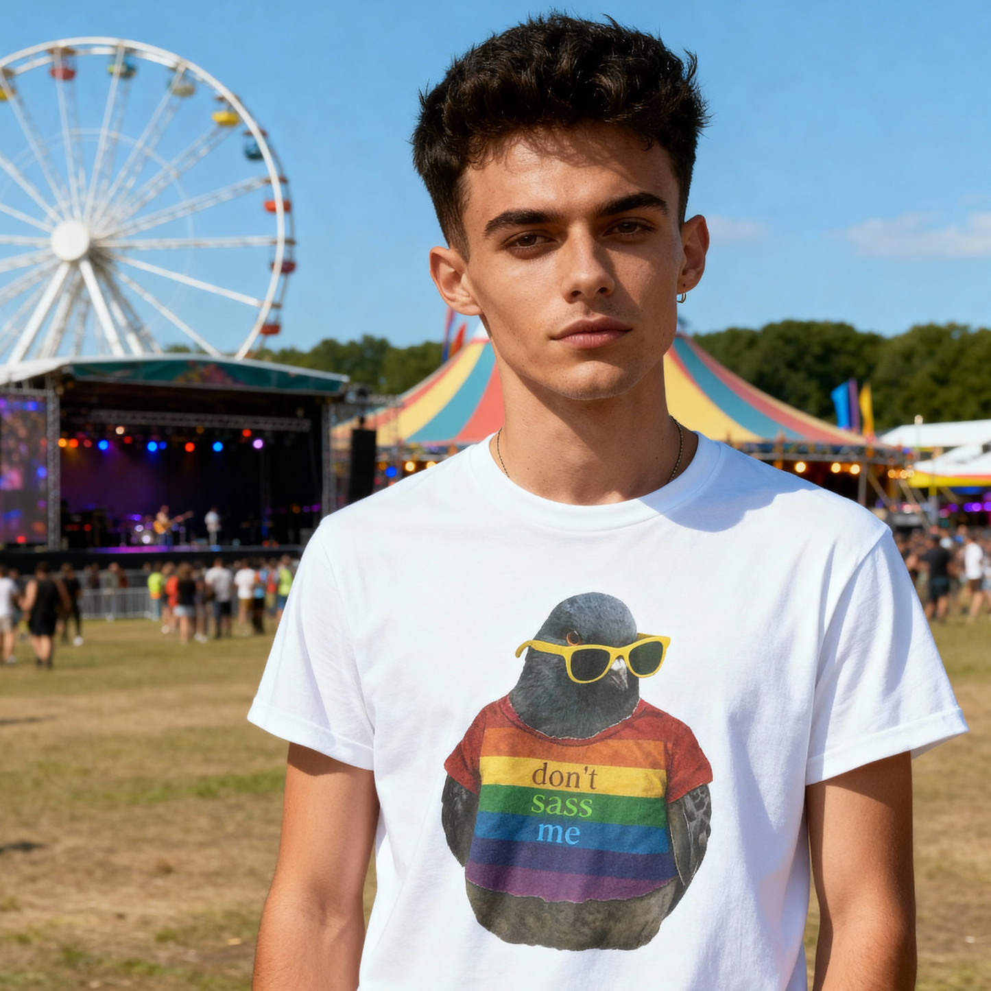 'Don't Sass Me' LGBT Pigeon tshirt