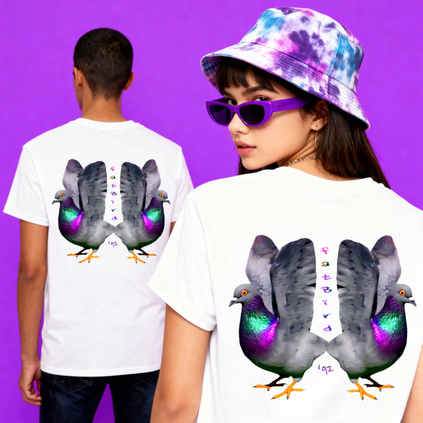 fatBird '92 pigeon tshirt