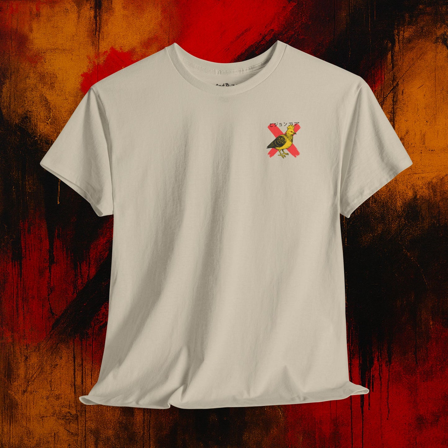 pigeoncore v2 tshirt [left]