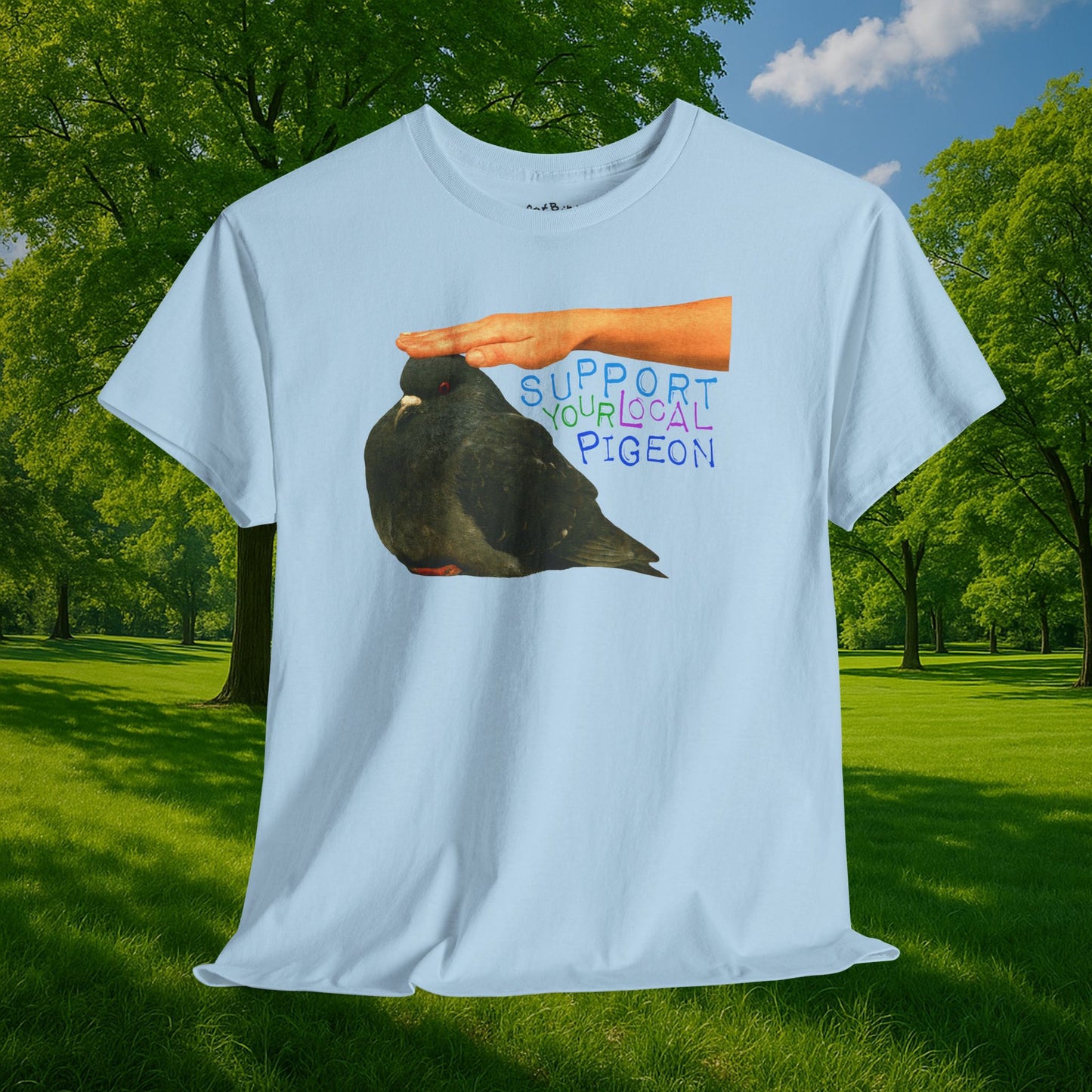 support your local pigeon tshirt