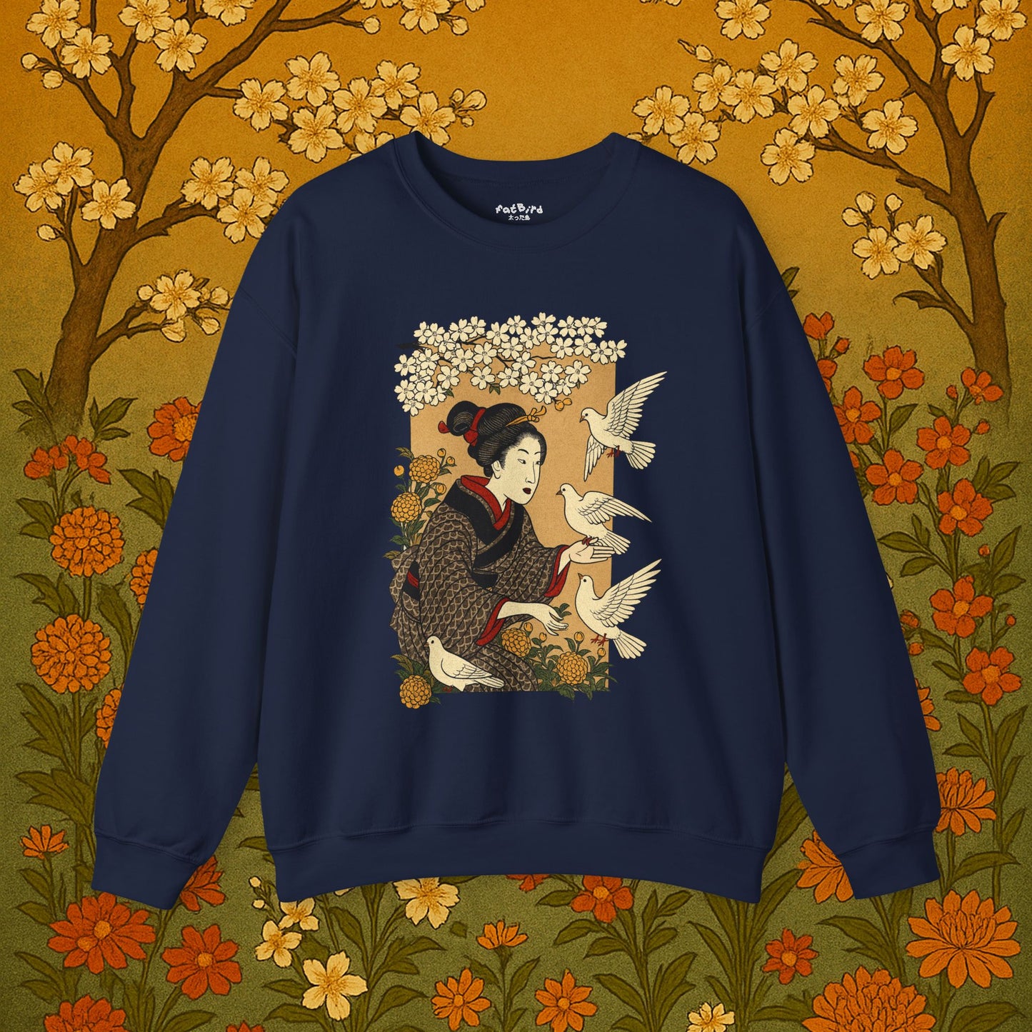 a dove is a pigeon sweatshirt 鳩はハトである