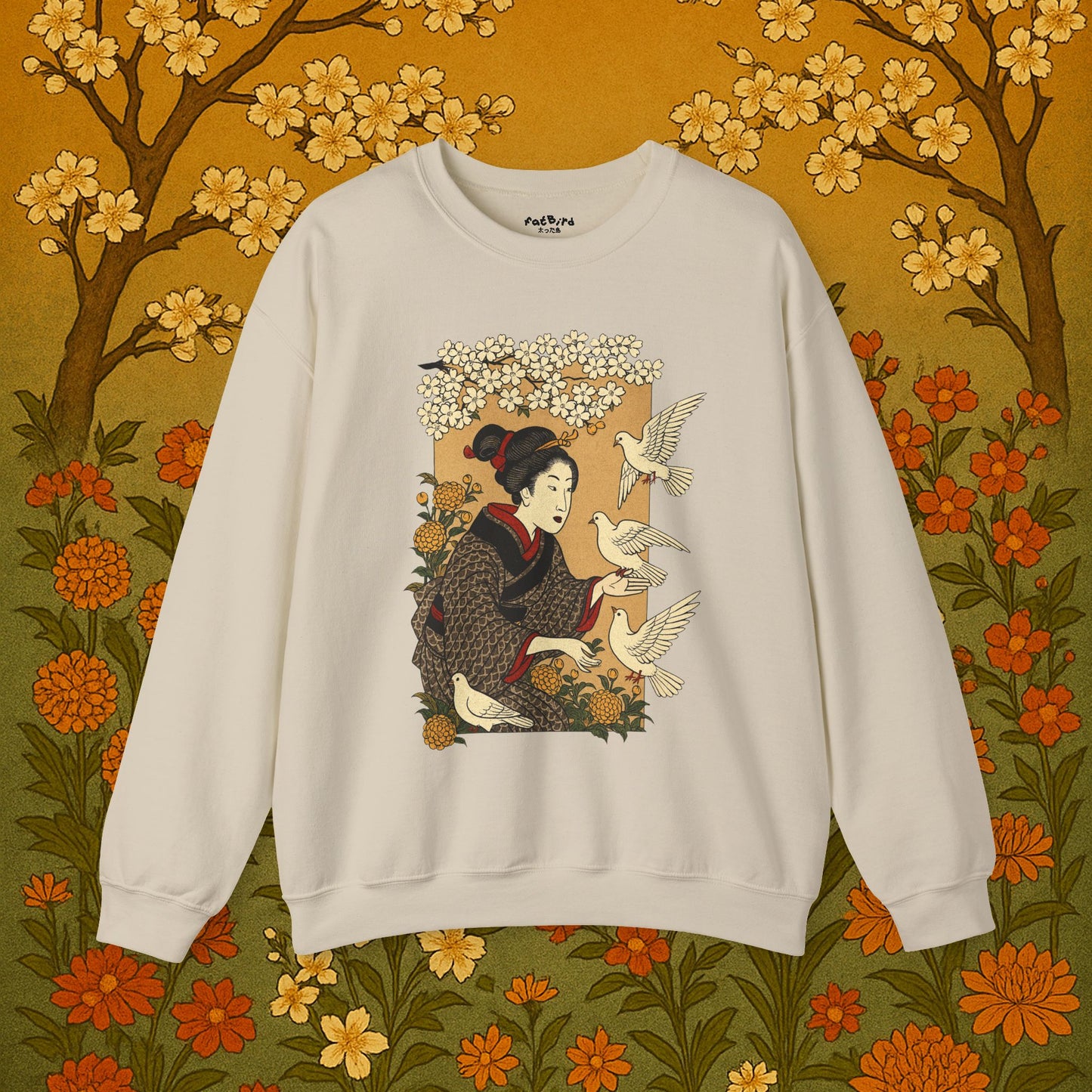 a dove is a pigeon sweatshirt 鳩はハトである