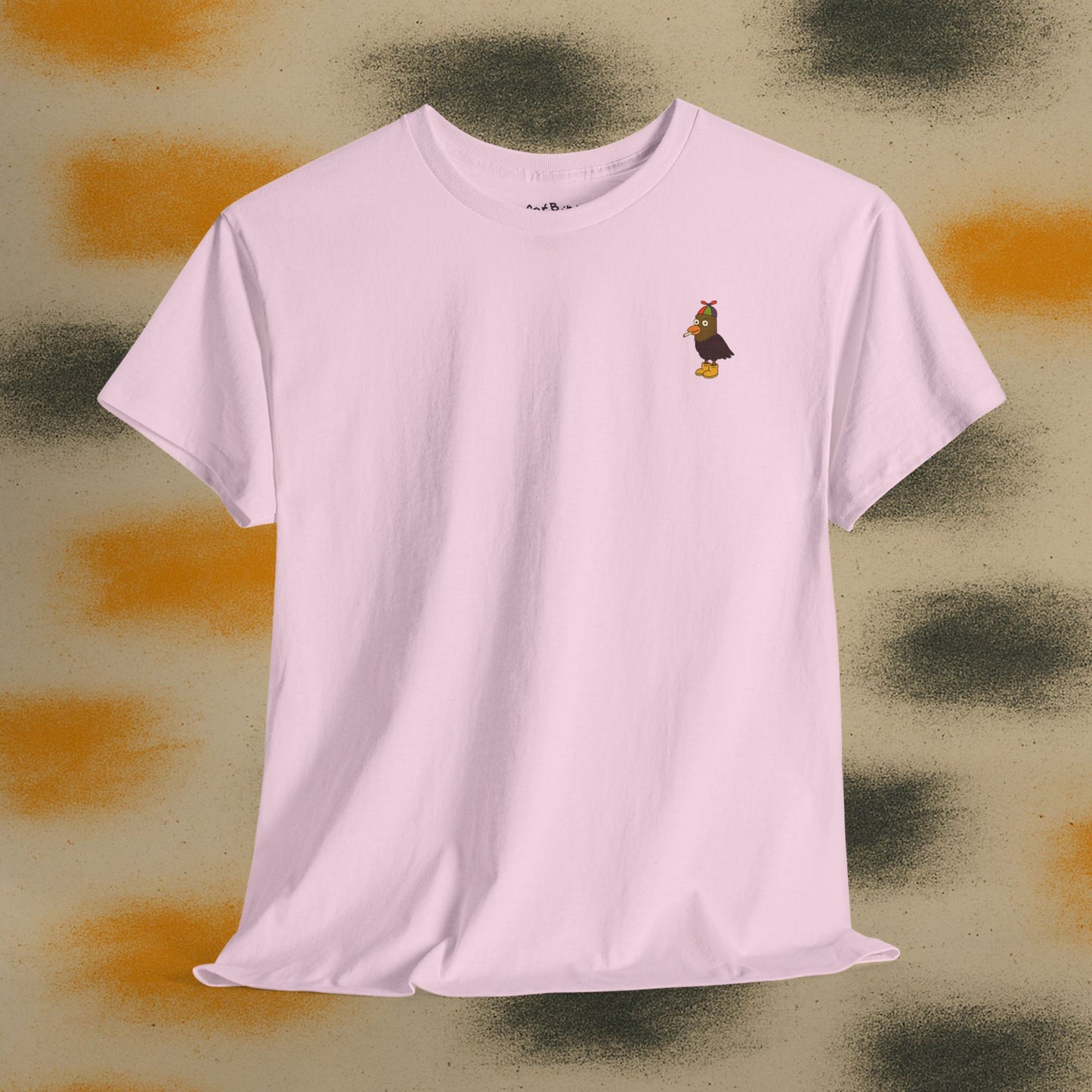 smoking pigeon tshirt [left]