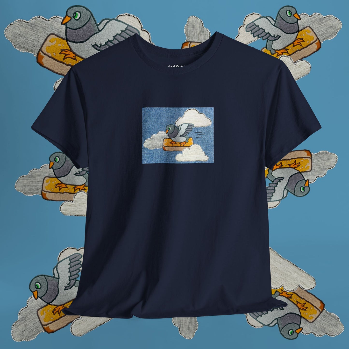 'go fast pigeon' unisex graphic tshirt