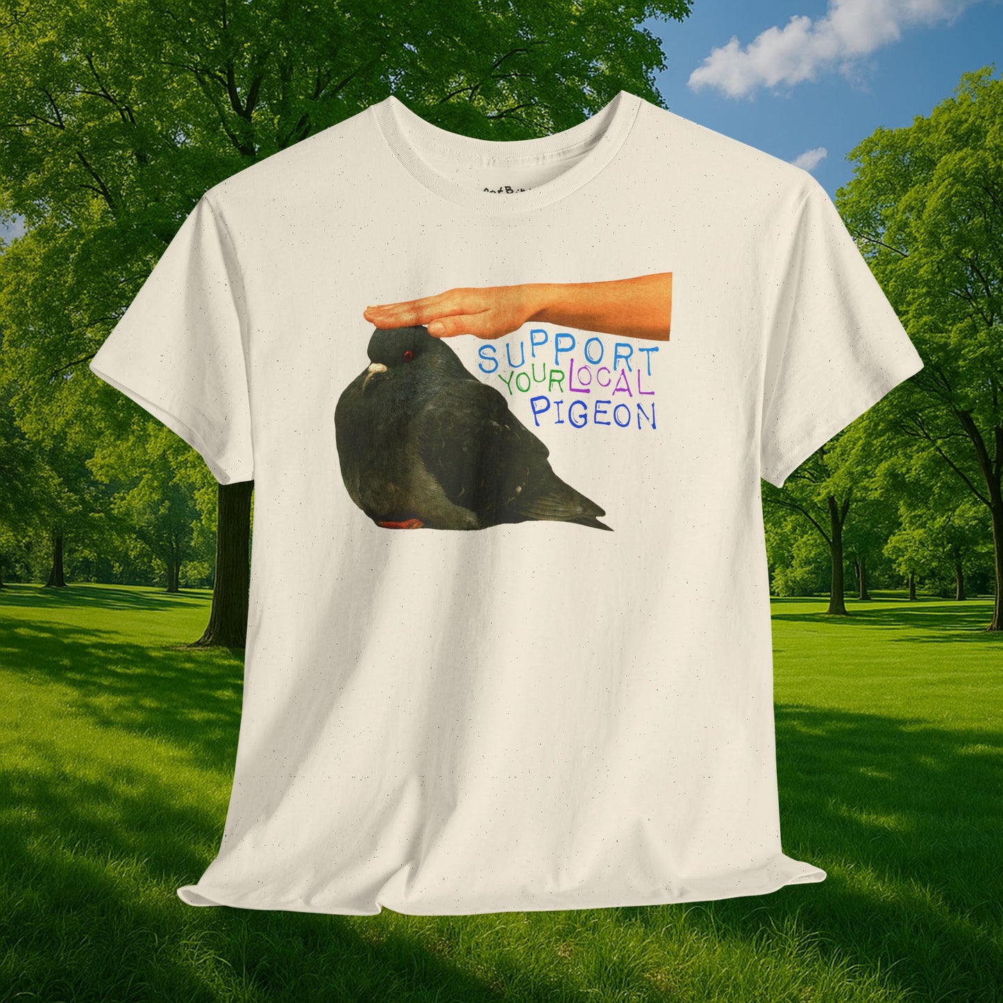support your local pigeon tshirt