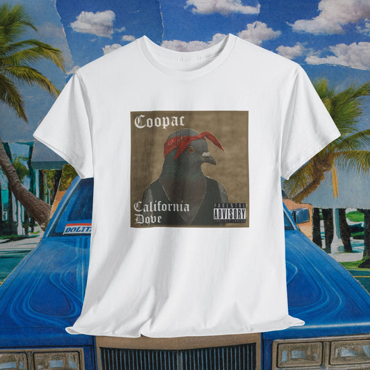 'california dove by coopac' unisex graphic tshirt