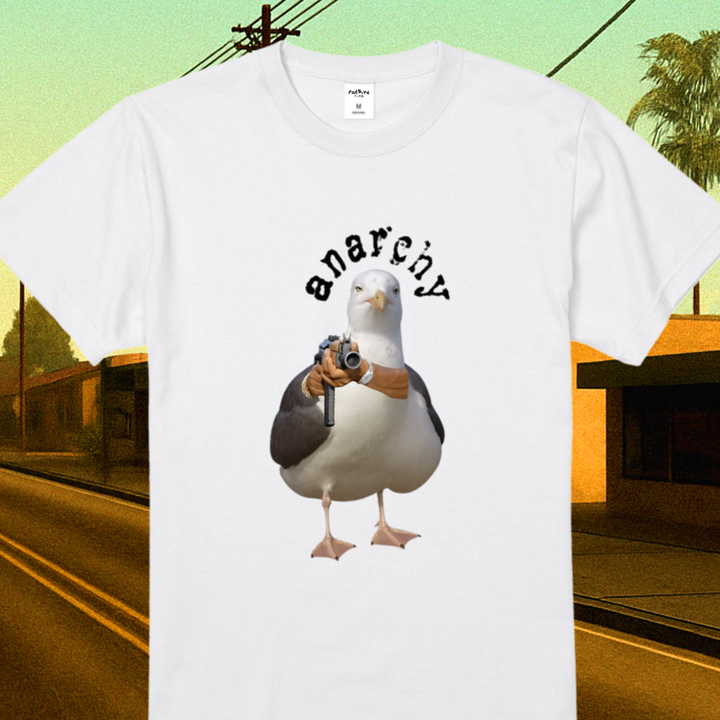 アナーキーシーガルTシャツ [白] white image