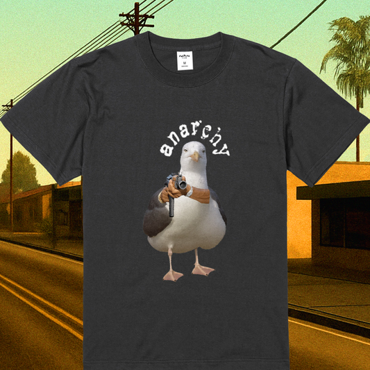 アナーキーシーガルTシャツ [黒] sumi image