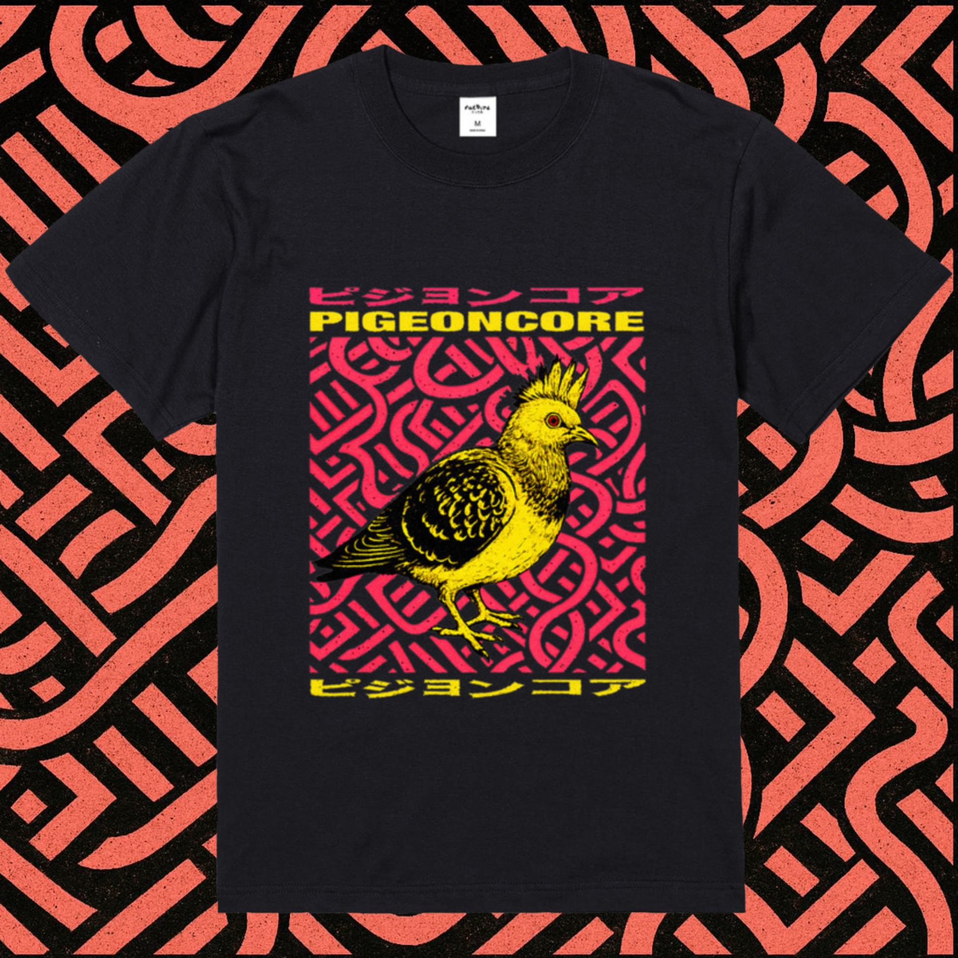 ピジョンコアTシャツ black image