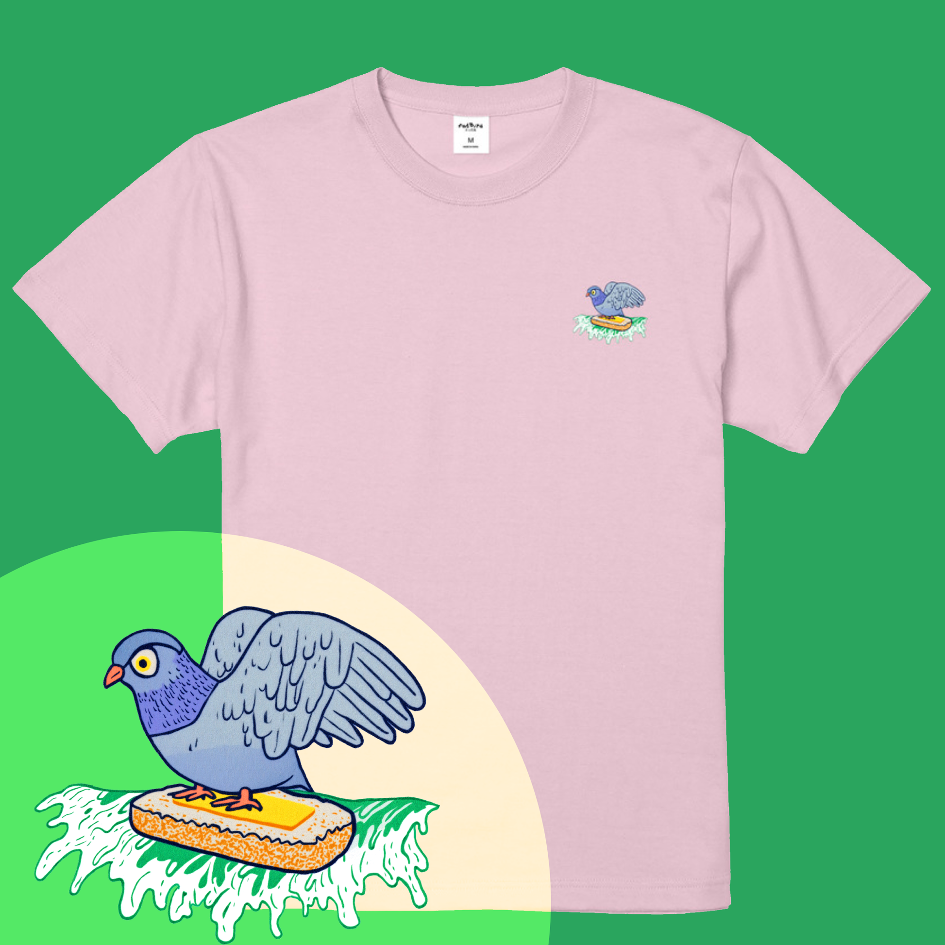 サーフィンバードTシャツ -- 日本限定 light-pink image