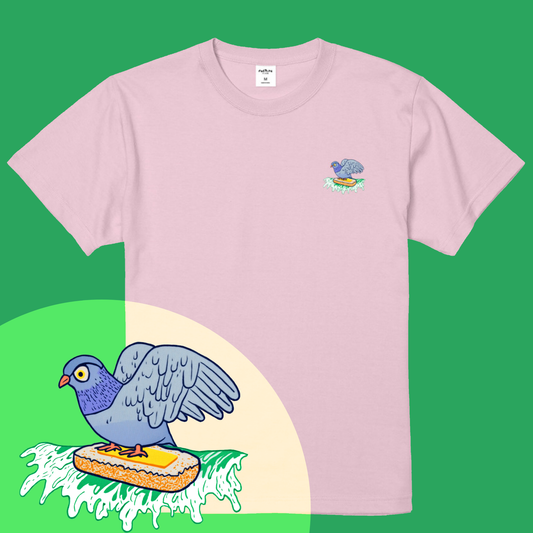 サーフィンバードTシャツ -- 日本限定 light-pink image