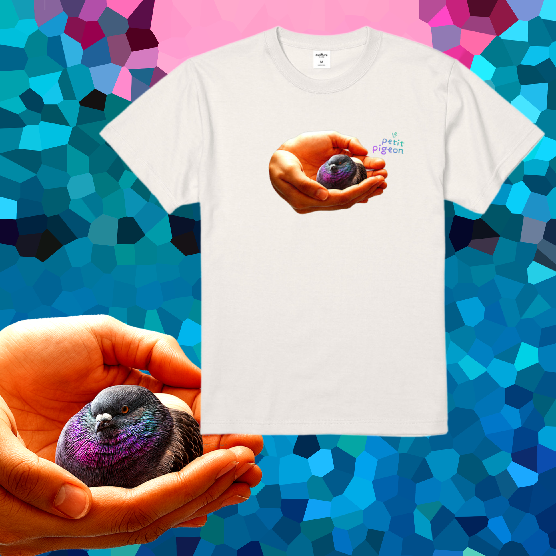 小さな鳩。 Tシャツ【日本限定】 vanilla-white image