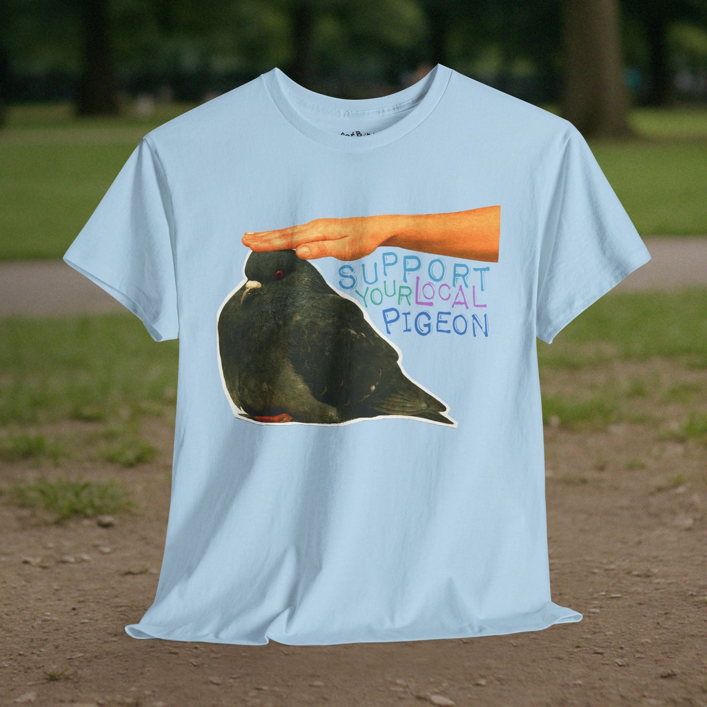 'support your local pigeon' unisex graphic tshirt