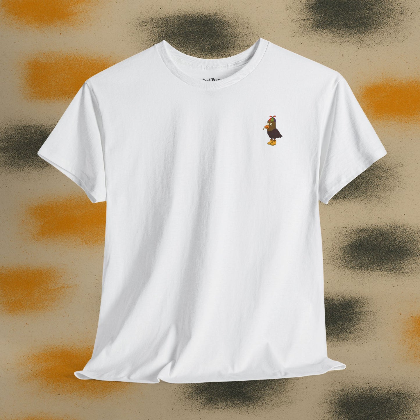 smoking pigeon tshirt [left]