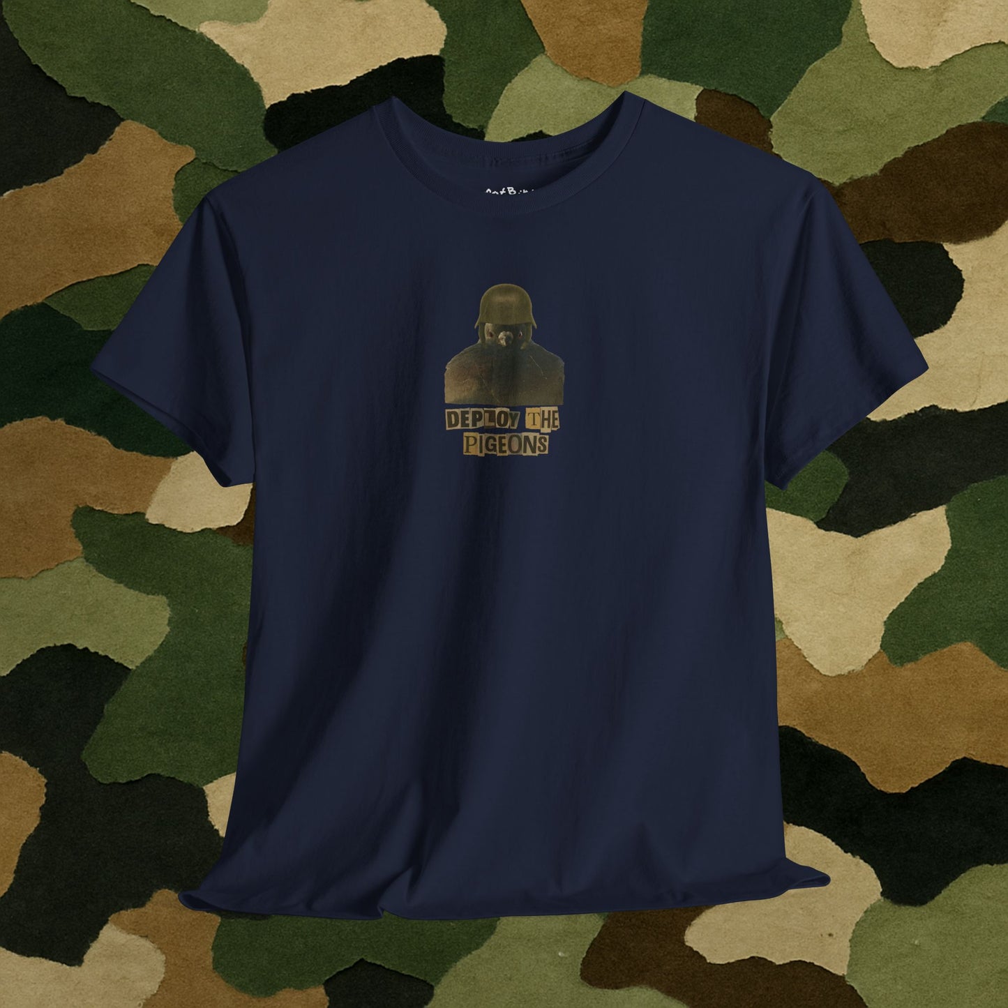 'deploy the pigeons' tshirt