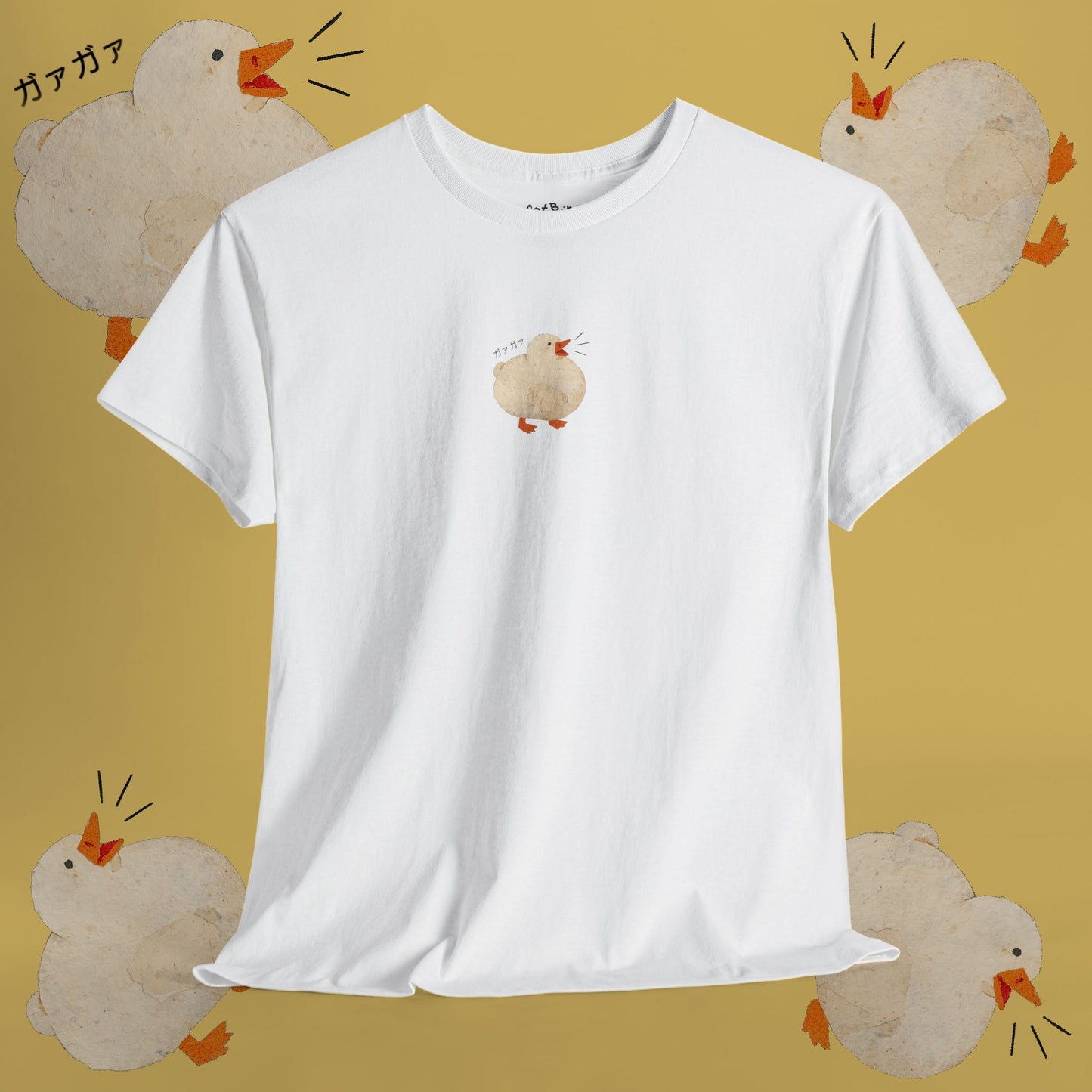japanese quack duck tshirt ガァガァ