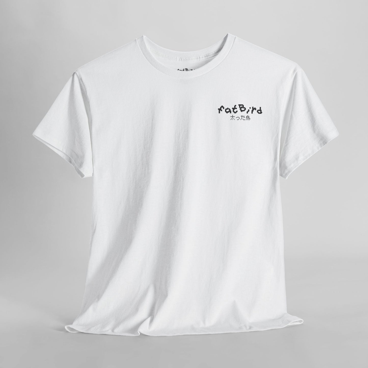 'fatBird signature' unisex graphic tshirt [left]