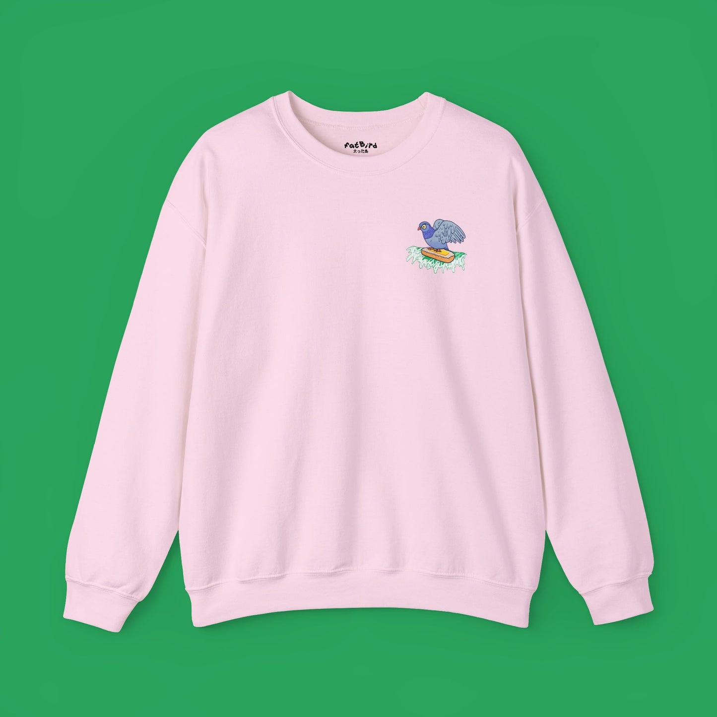 surfin bird on a mission sweatshirt [left]