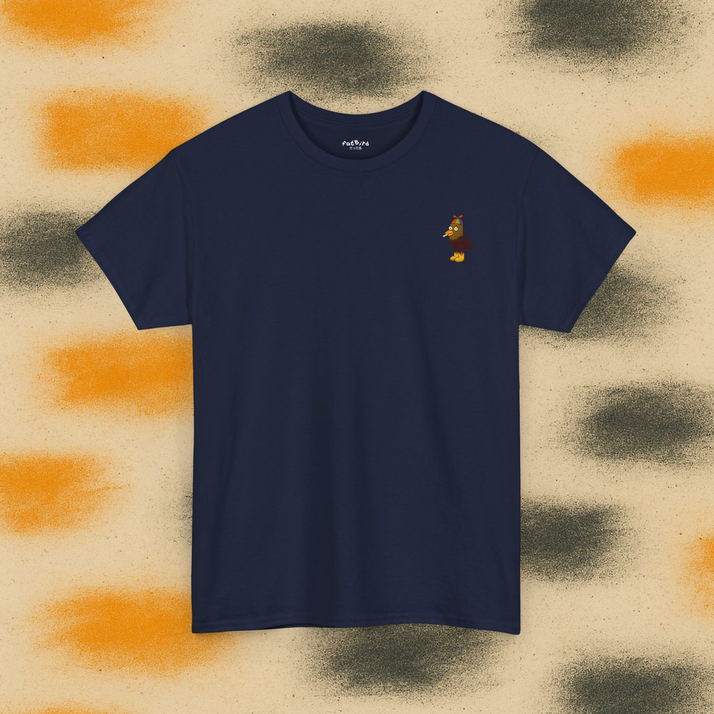 smoking pigeon tshirt [left]