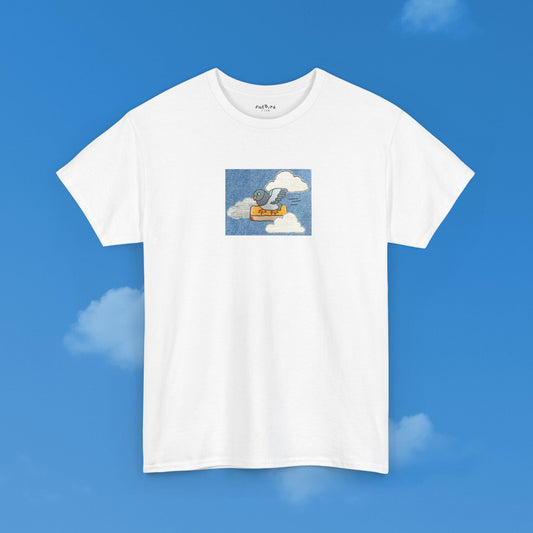 the 'go fast' pigeon v2 tshirt