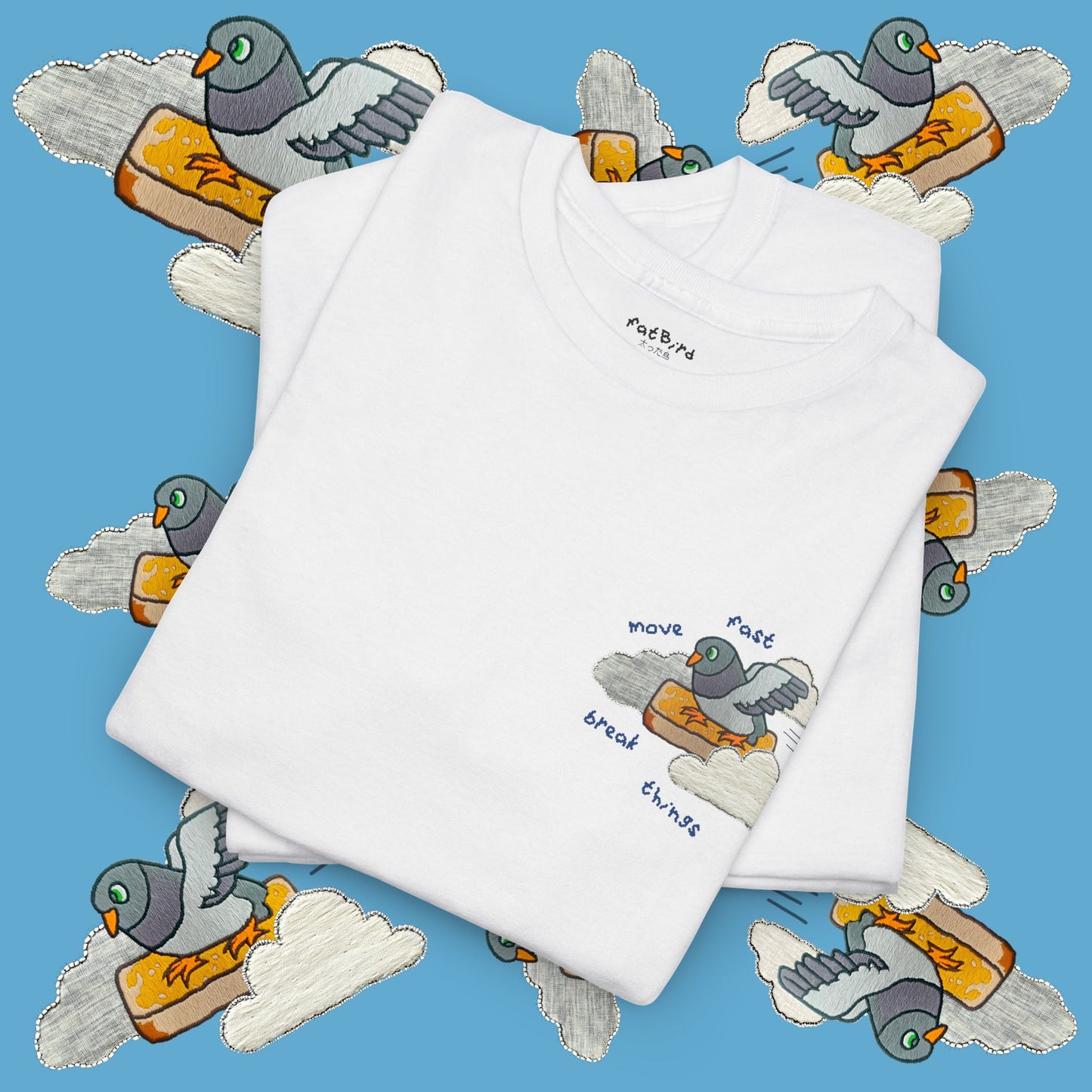 'move fast break things' unisex graphic tshirt [left]