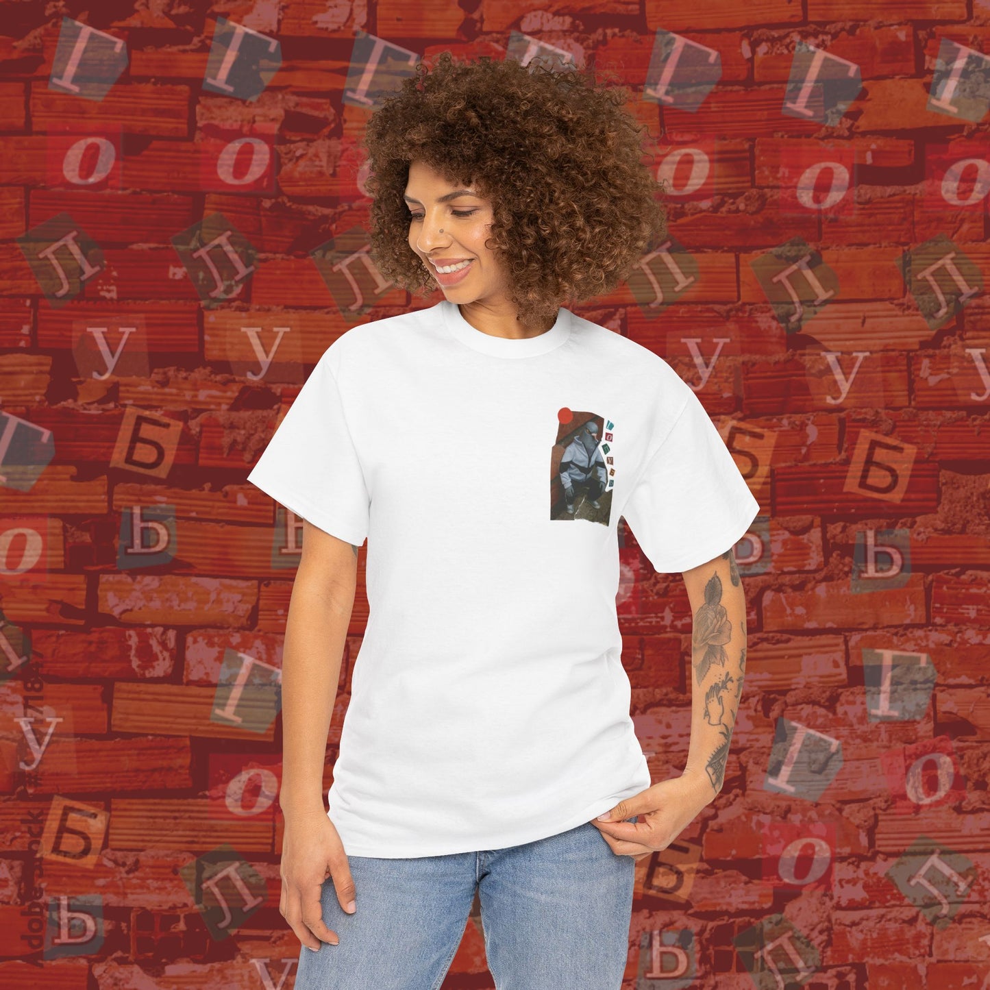 'russian gopnik pigeon голубь' unisex graphic tshirt [left]