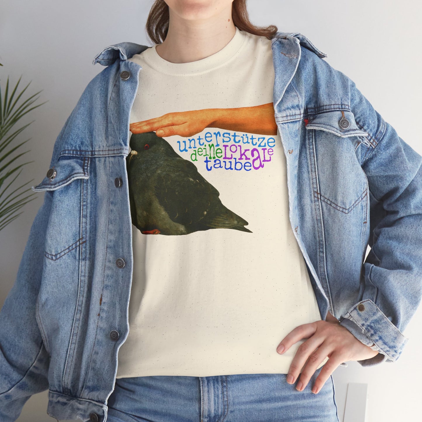 unterstütze deine lokale taube tshirt