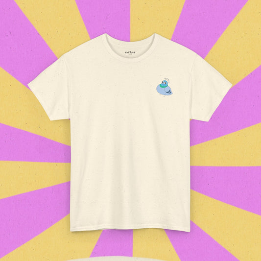 korean fat pigeon v2 tshirt [left]