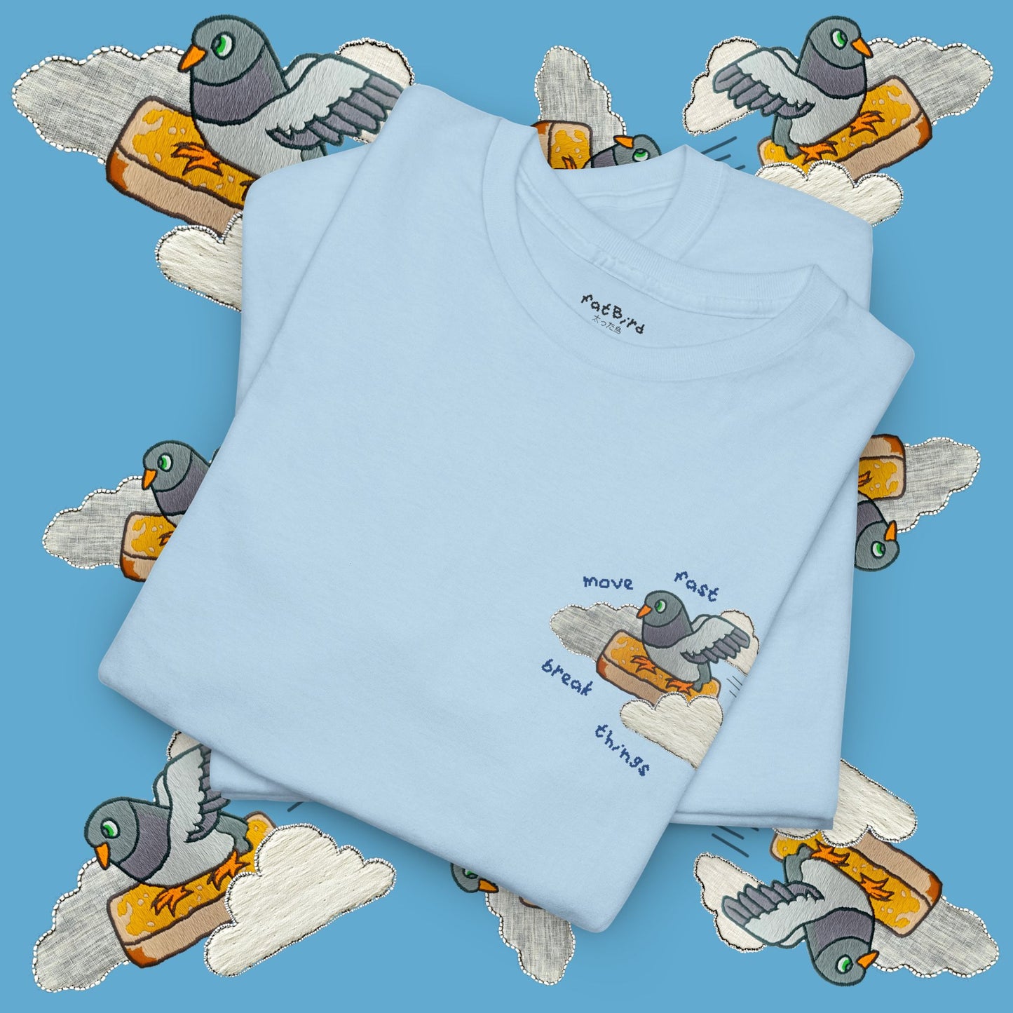 'move fast break things' unisex graphic tshirt [left]