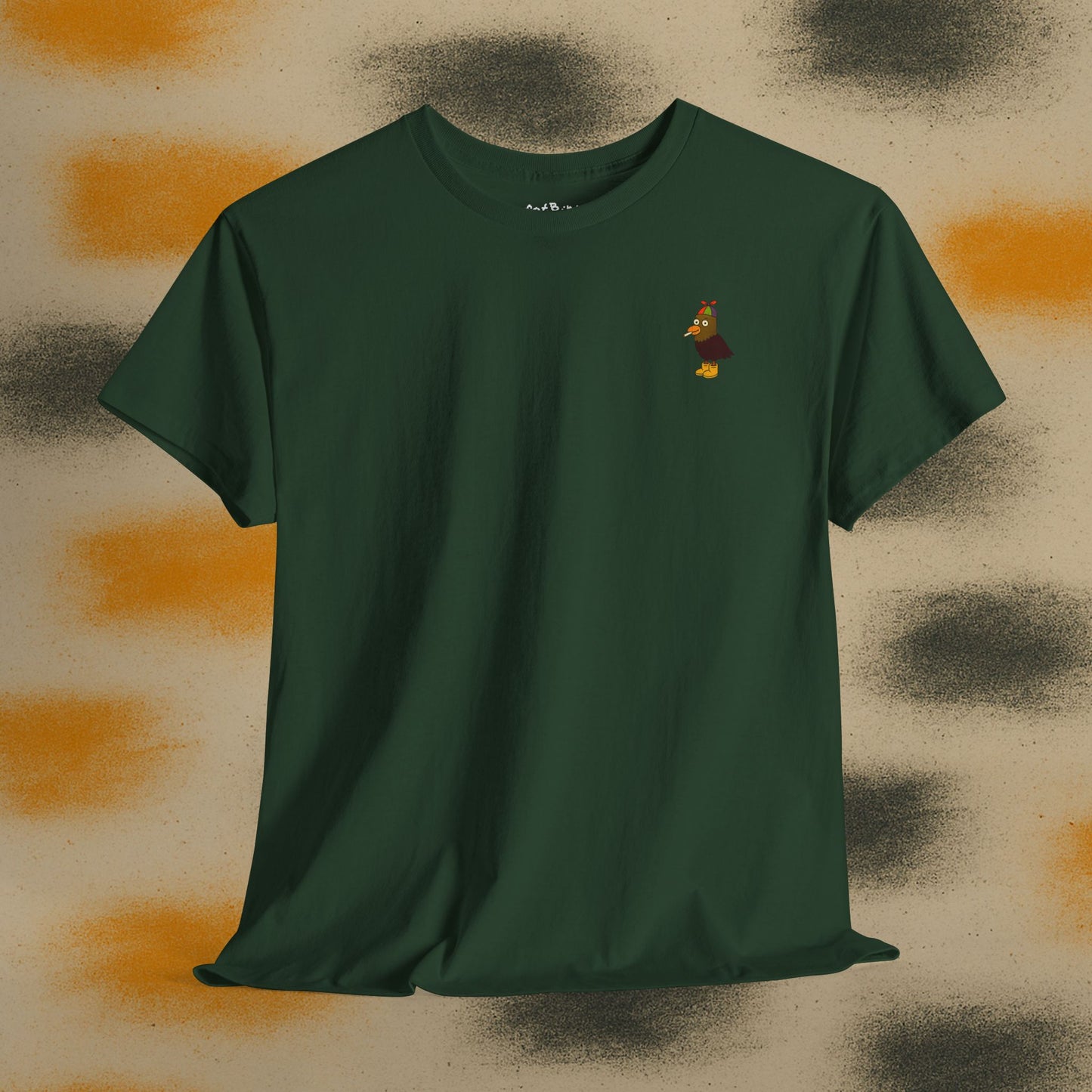 smoking pigeon tshirt [left]