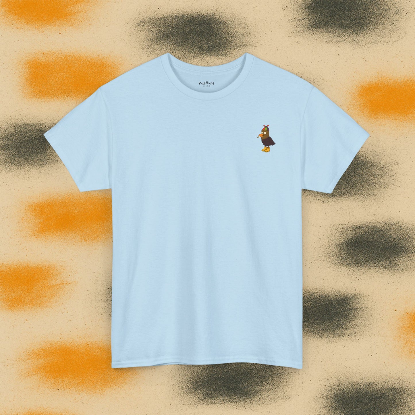 smoking pigeon tshirt [left]