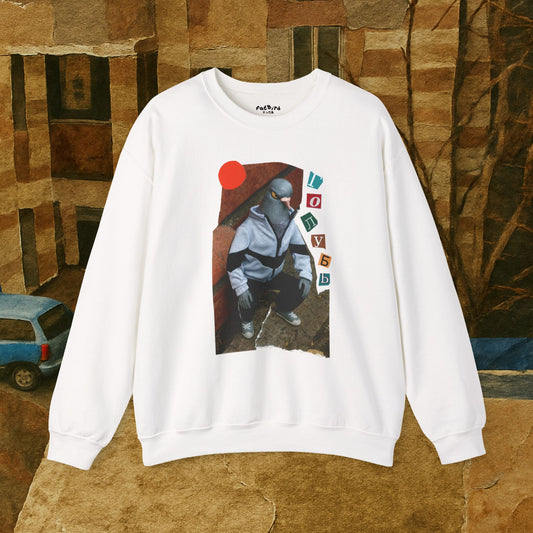 russian gopnik v2 sweatshirt голубь