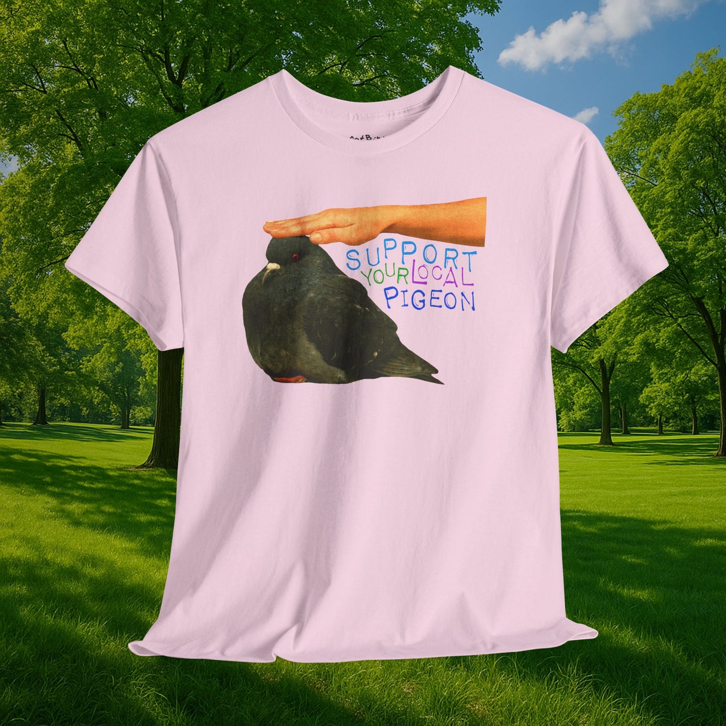 support your local pigeon tshirt