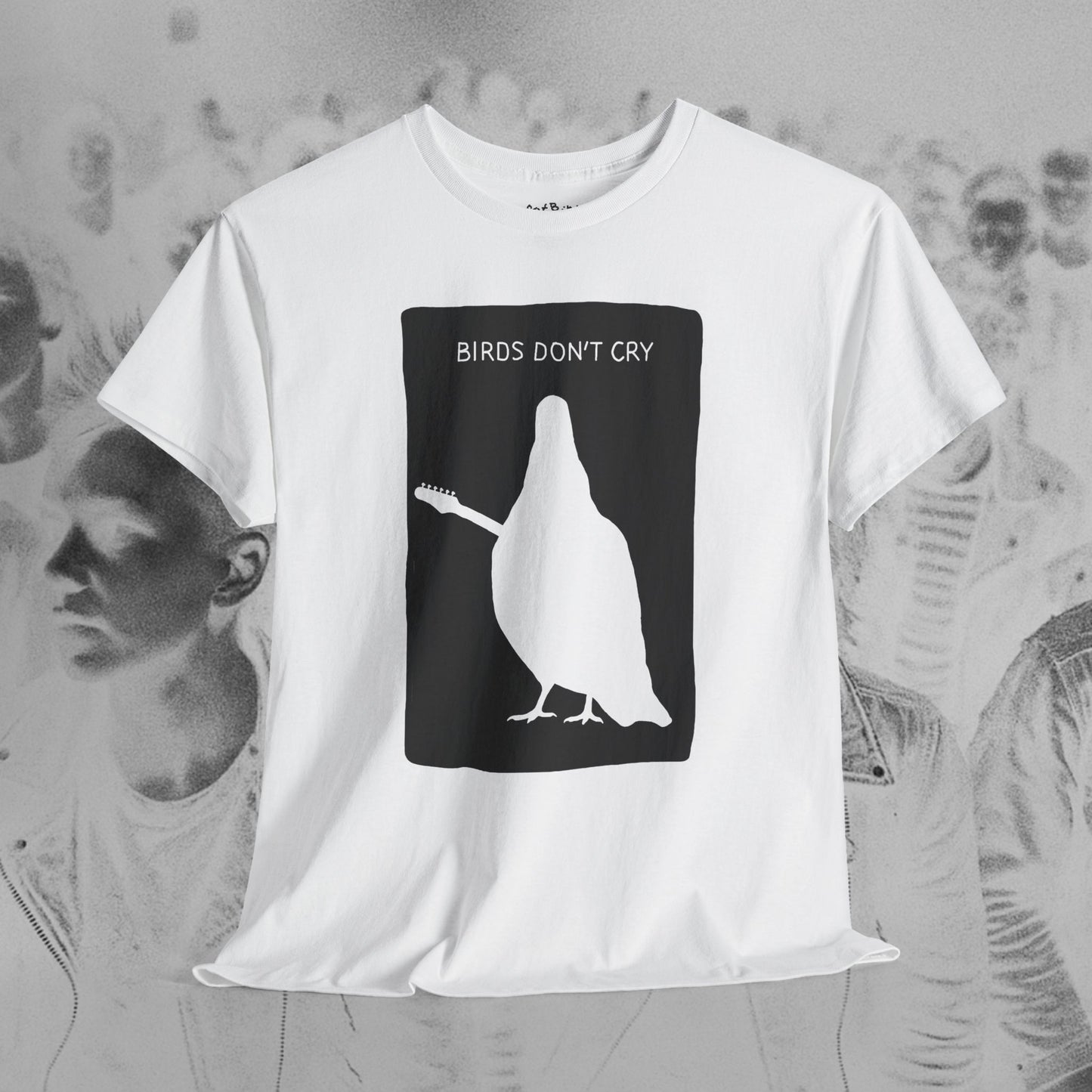 birds don't cry pigeon t-shirt