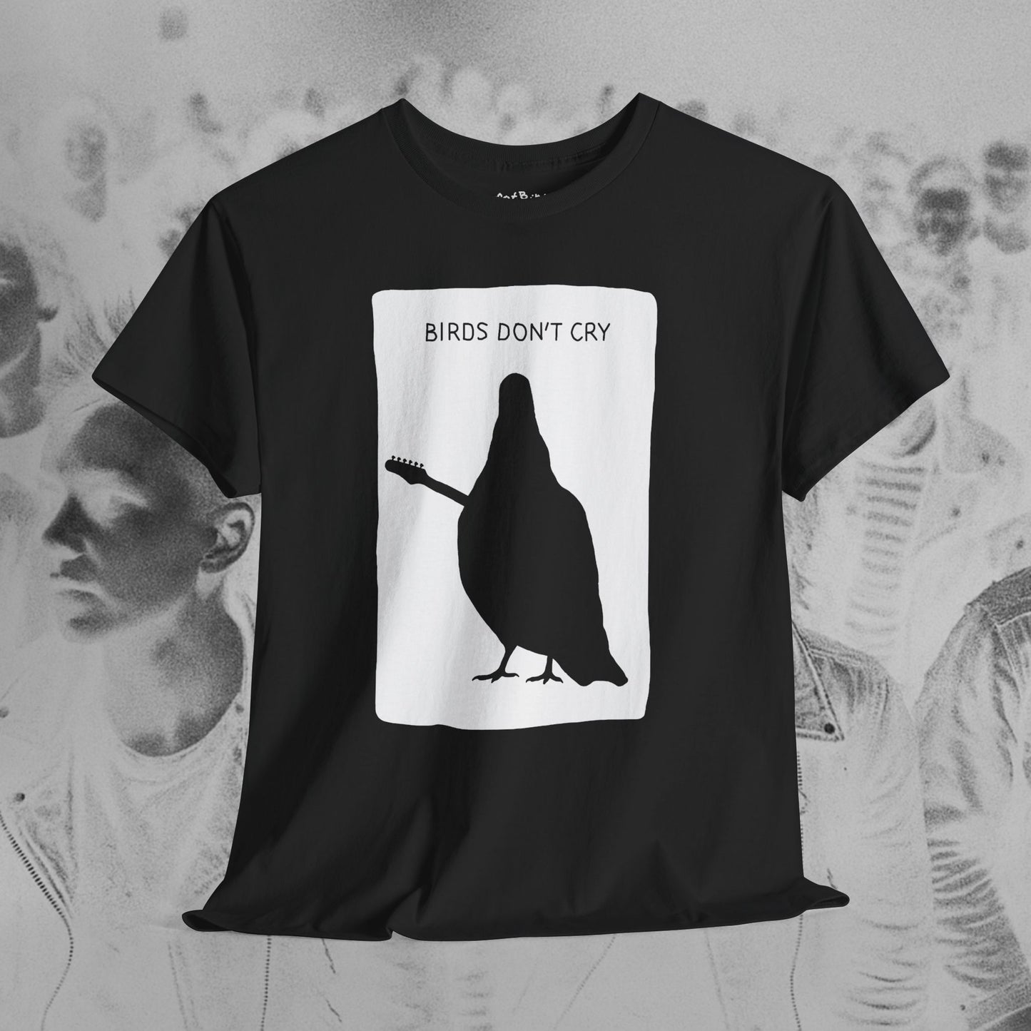 birds don't cry pigeon t-shirt