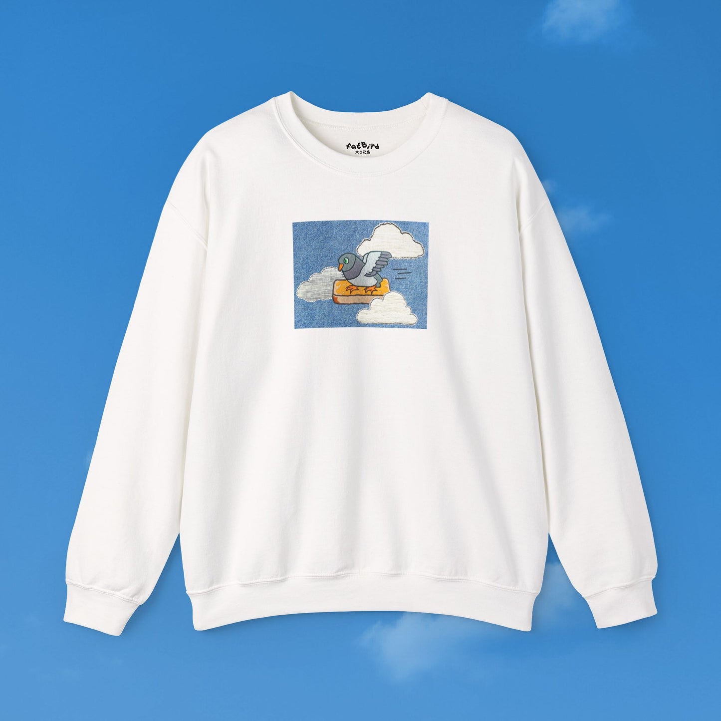 the 'go fast' pigeon v2 sweatshirt