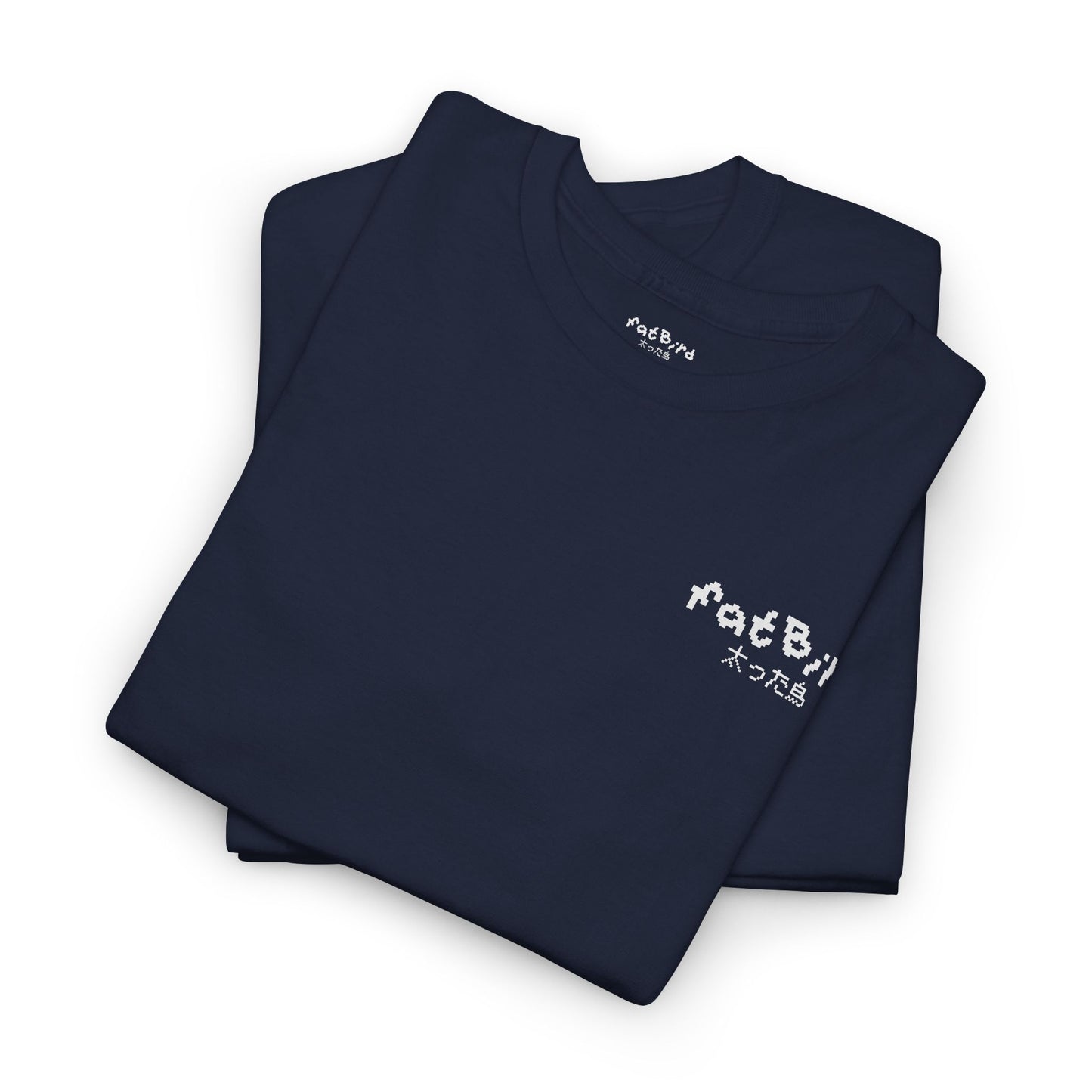 'fatBird signature' unisex graphic tshirt [left]
