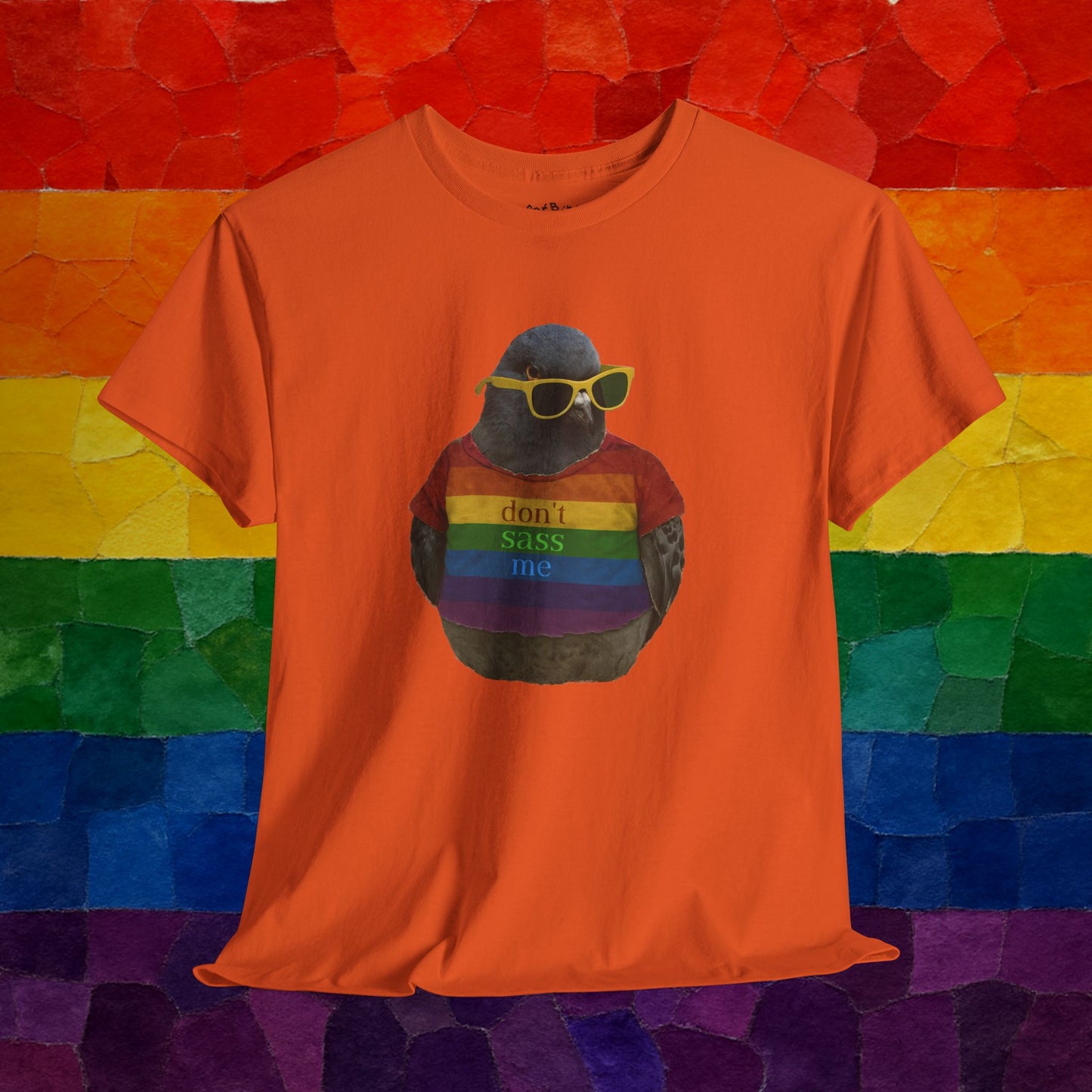 'Don't Sass Me' LGBT Pigeon tshirt