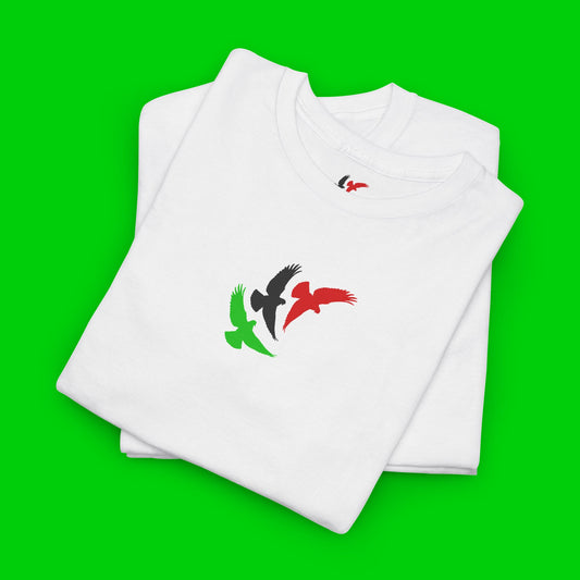pigeons for peace for palestine tshirt