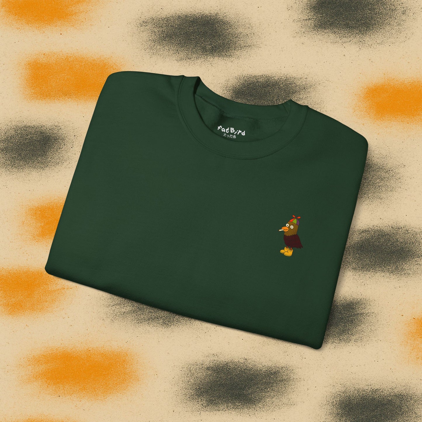 smoking pigeon sweatshirt