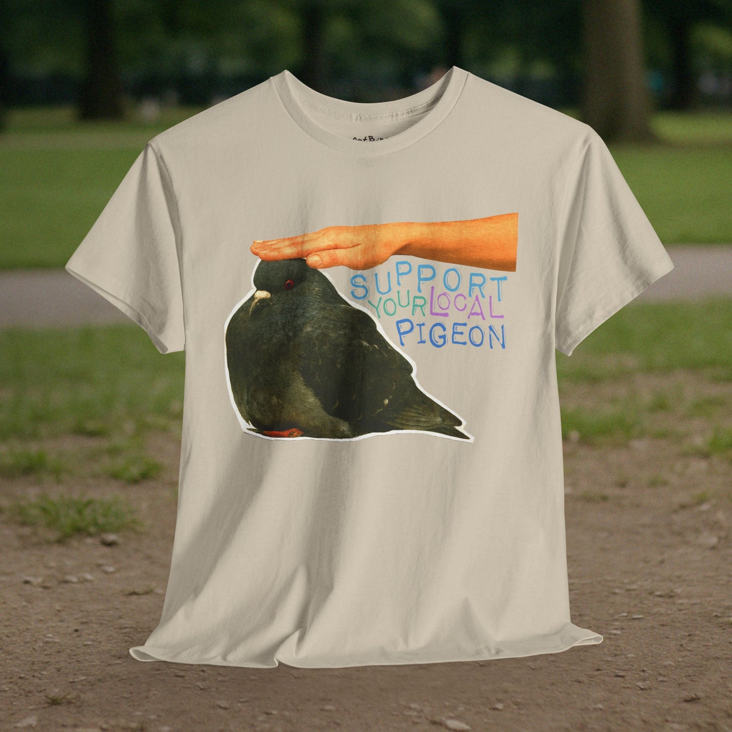 'support your local pigeon' unisex graphic tshirt
