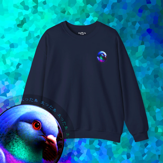 hypno pigeon sweatshirt [left]