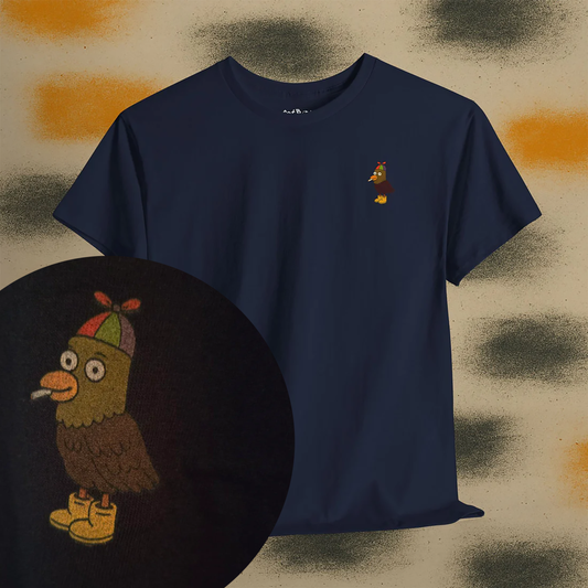 smoking pigeon tshirt [left]