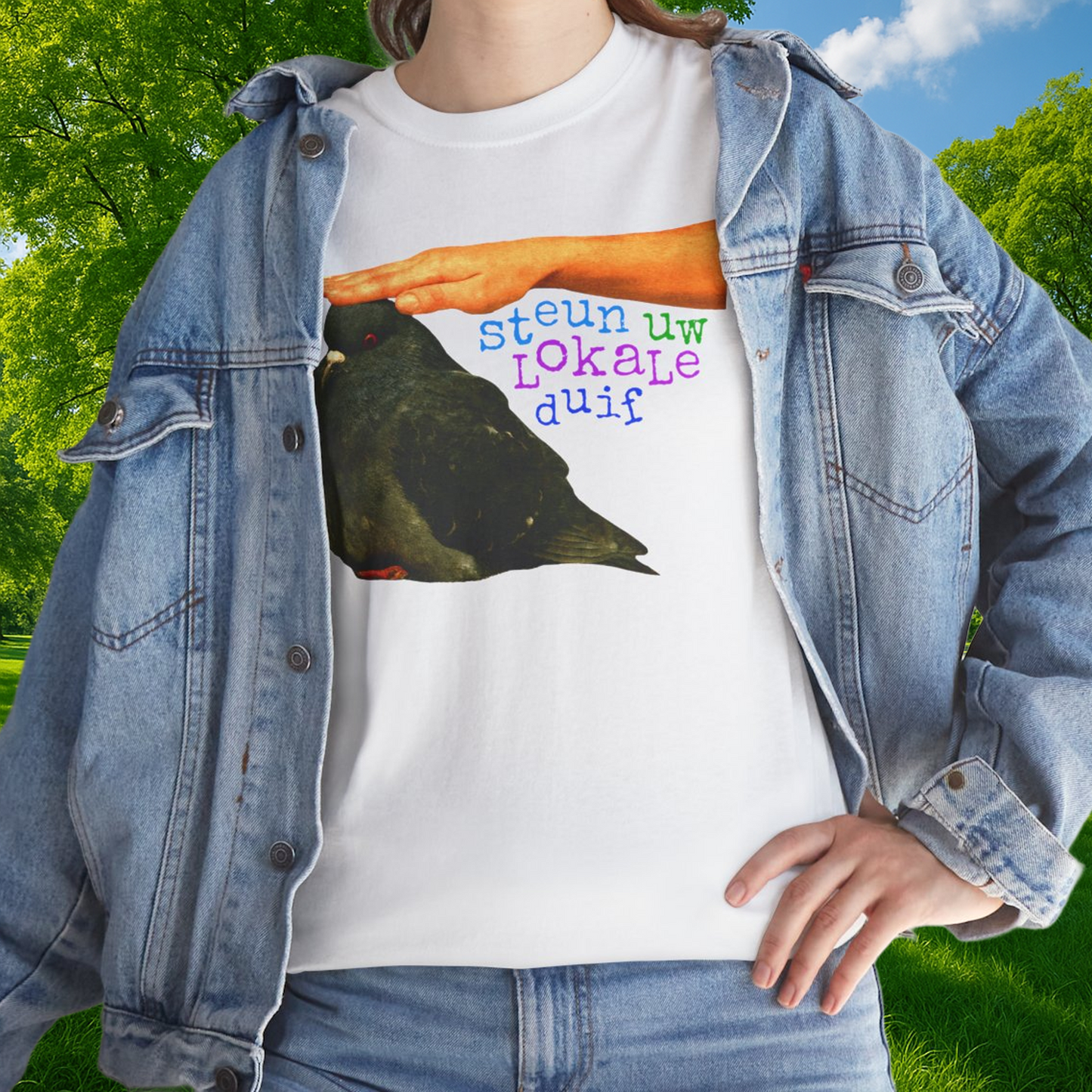 'steun uw lokale duif' #2 tshirt