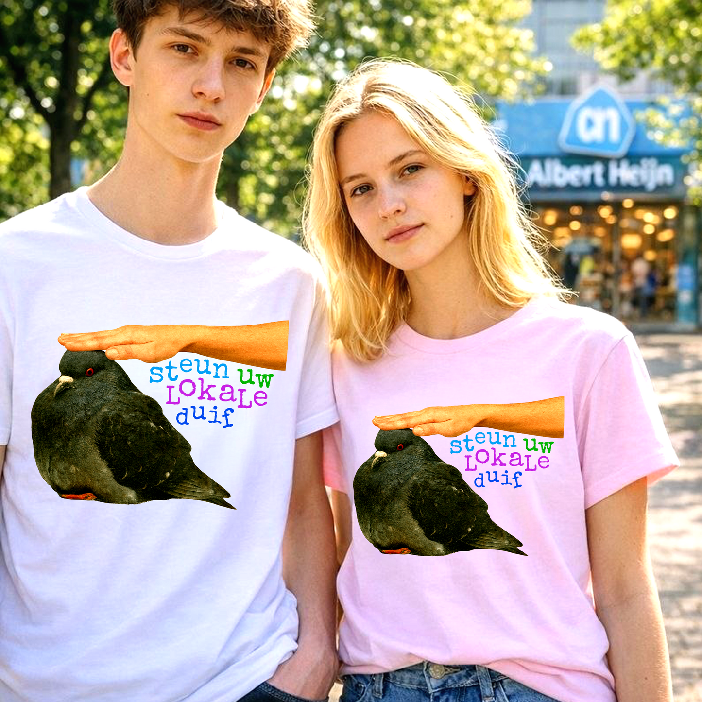 'steun uw lokale duif' #2 tshirt